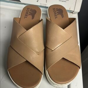Sorel Tan Sandals Perfect for Summer